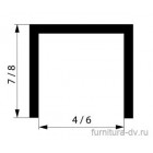 Планка торцевая L=600 мм для стеновых панелей , 4 мм (№1010), 6 мм (№1040)