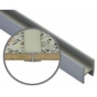 Планка щелевая L=1000 мм для стеновых панелей , 4 мм (№1030), 6 мм (№1060), 