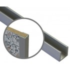 Планка торцевая L=1000 мм для стеновых панелей , 4 мм (№1010), 6 мм (№1040)